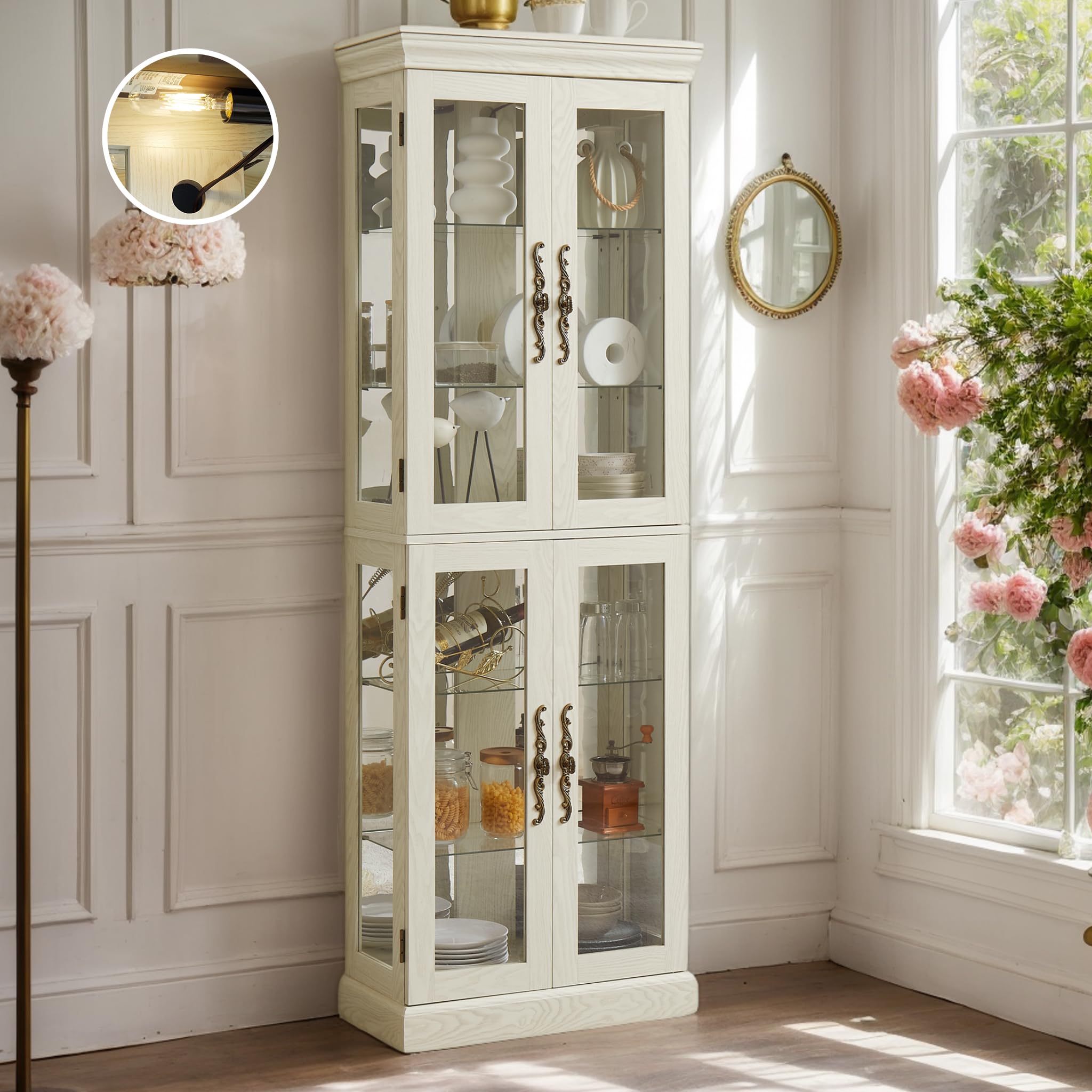 Amazon.com - Lighted Curio Cabinet 71